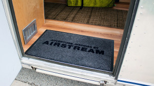 We acquired a needed entry mat while at the Airstream headquarters.