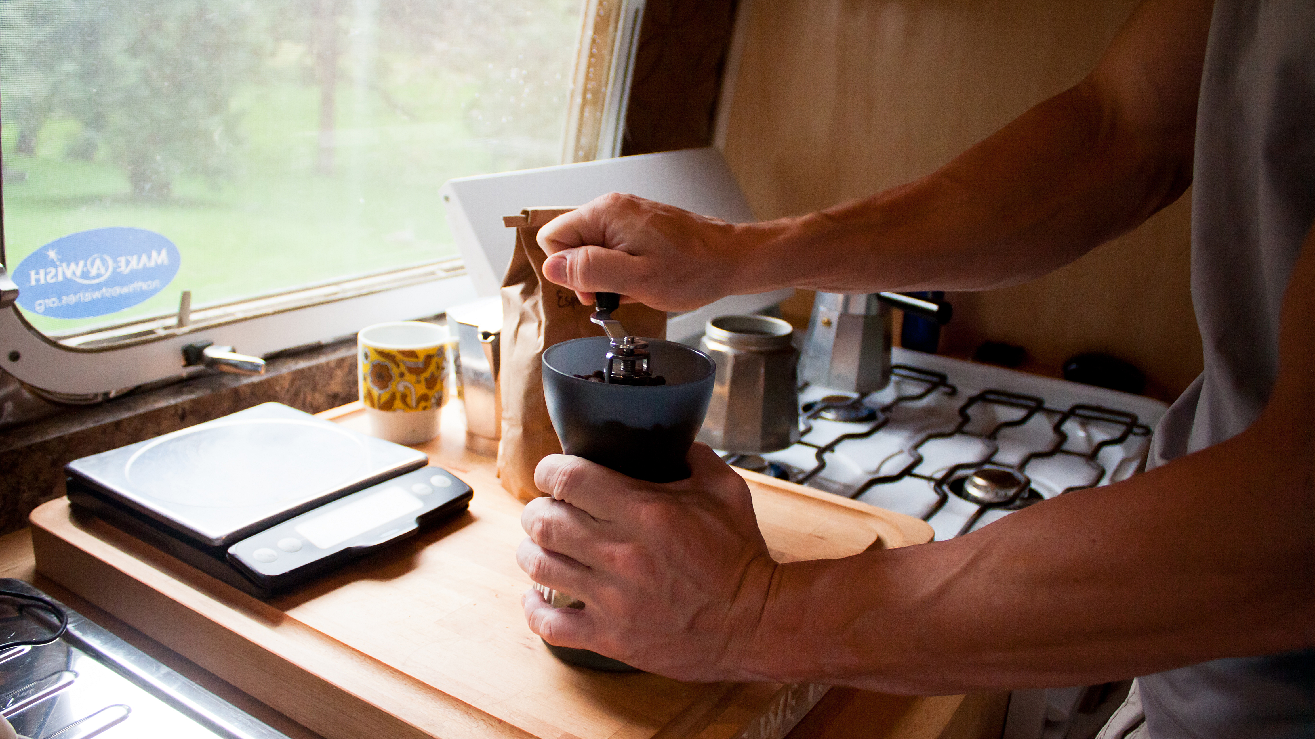 Moka Pot Coffee Espresso Latte Airstream