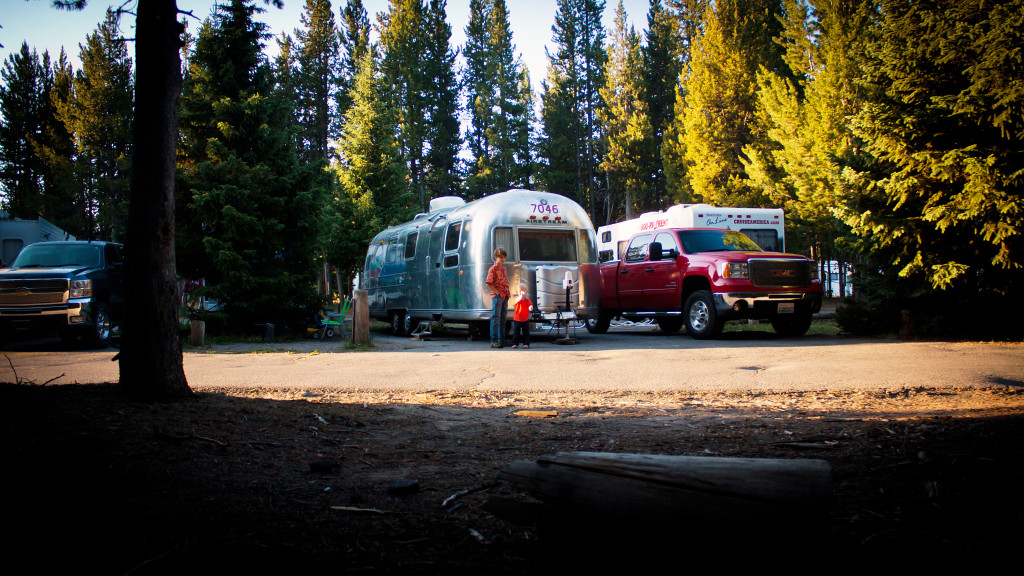 Fishing Bridge RV Park in Yellowstone National Park